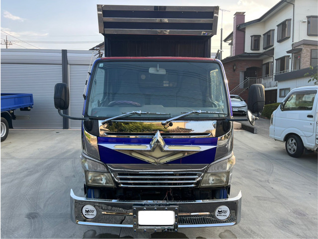 三菱ふそう キャンター ダンプ 新明和製積載2t土砂禁デコトラ仕様車検