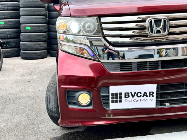 ホンダ N-BOXカスタム G Lパッケージ 片側電スラ 純正14AW HIDライト