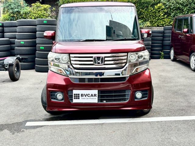 ホンダ N-BOXカスタム G Lパッケージ 片側電スラ 純正14AW HIDライト