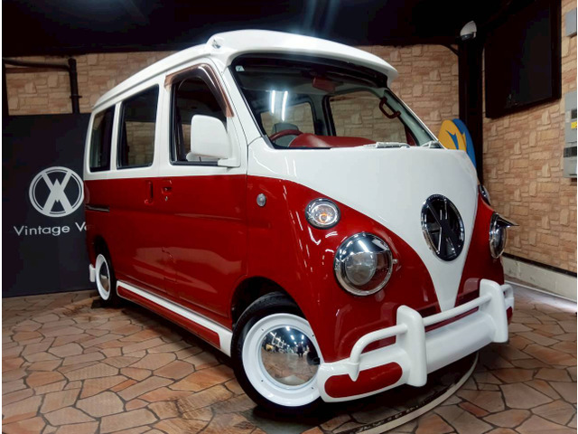 ハイゼットカーゴスペシャル クリーン ハイルーフアーリー レトロバス仕様 カスタムカー