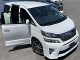 ヴェルファイア 2.4 Z アルパインビックナビ・リアモニタ☆両側電