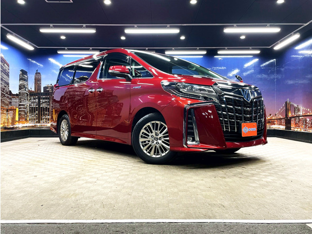 アルファードハイブリッド 2.5 SR E-Four 4WD両側パワスラ 黒本革 サンルーフ
