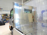 荷台内寸:500×205×60 三方開 アルミアオリ 総ステンレス製ボデー(鳥居/枠/ヒンジ) 床ステンレス張り ステンレス製左右かるがるゲート