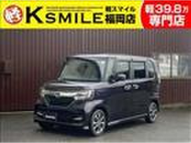 N-BOXカスタム G Lパッケージ 両側スライド片側電動ドア・社外ナビ