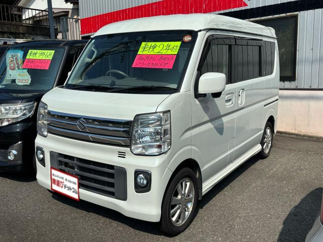 エブリイワゴンPZターボ社外ナビ☆Bカメラ☆パワースライドドア