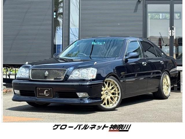 クラウンアスリート3.0 G後期型 修復歴無し 社外4本出しマフラー