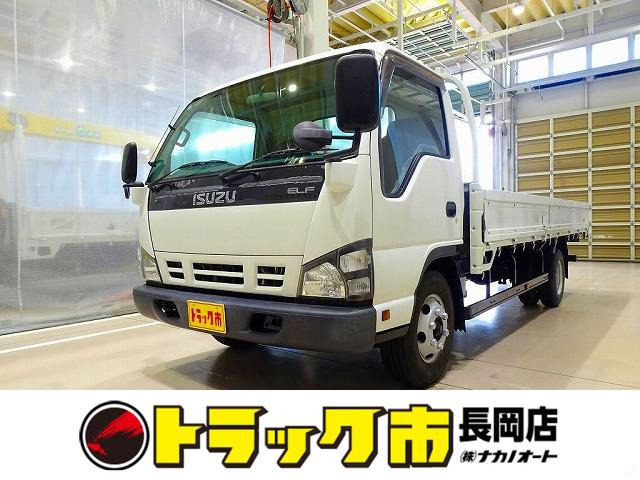 エルフ 4.8 ワイド 超ロング 高床 ディーゼル 3t 平ボデー