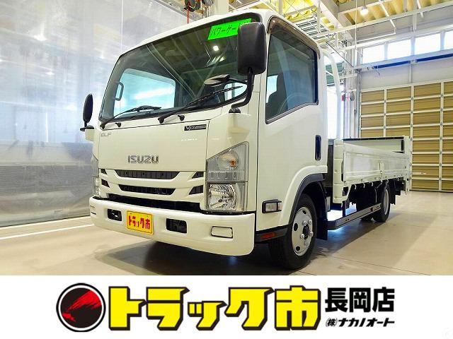 エルフ 3.0 ワイド ロング フルフラットロー  ディーゼル 2t 2段折れ式垂直P/G付