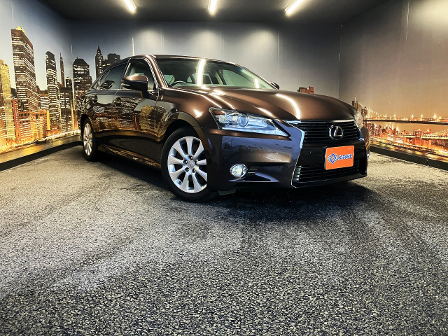 GS 350 Iパッケージ 禁煙車 サンルーフ 茶本革 純正ナビ E