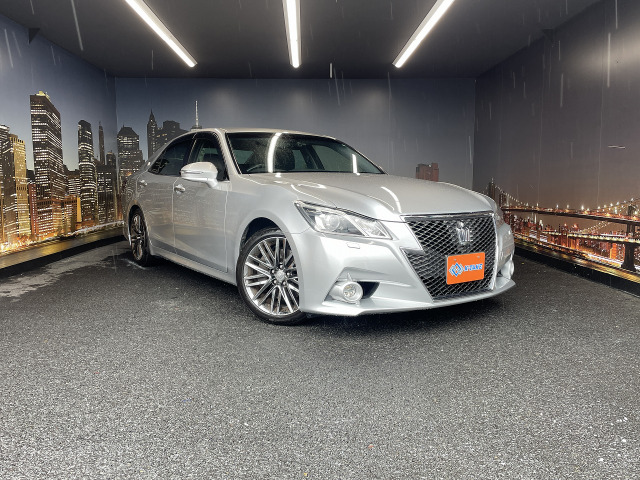 クラウンアスリート3.5 G禁煙車 黒本革 純正ナビ クルコン フル