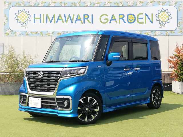 スペーシアカスタム ハイブリッド(HYBRID)  XS デュアルブレーキ/LED/半革/禁煙車