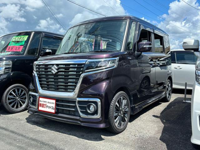 スペーシアカスタム ハイブリッド(HYBRID)  XS ☆バックカメラ☆キーレス☆ナビTV☆