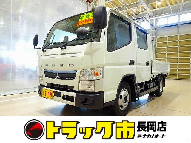 キャンター 3.0 ダブルキャブ セミロング 全低床 ディーゼル 4WD 2t Wキャブ