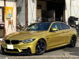 【中古車情報】BMW M4クーペ  カーボンエアロ カーボンエアロ 白革シート メモリー付きパワーシート ナビ の中古車詳細（走行距離：1.8万km、カラー：オースチンイエロー、販売地域：福岡県福岡市西区女原）