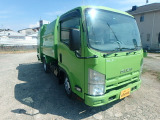 エルフ 塵芥車 4.2立方米連続作動汚水タンク付き