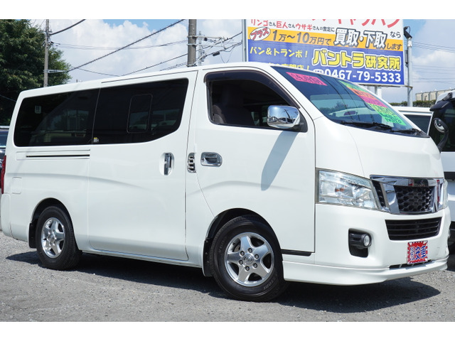 NV350キャラバン2.5 DX ロング ディーゼル5速MT純HID後カメラWAC後窓簿14