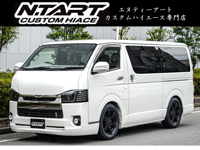 ハイエースバン2.8 スーパーGL ダークプライム ロング ディーゼル 4WD2インチローダウン バッドフェイス