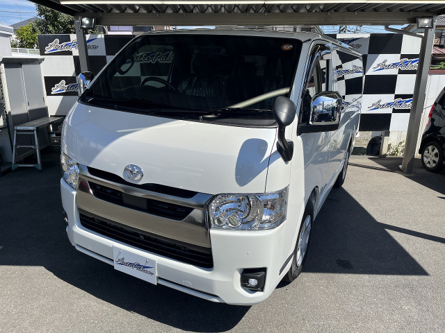 ハイエースバン2.8 スーパーGL ダークプライム S ロング ディーゼル登録済み未使用車 デジタルインナーミラー
