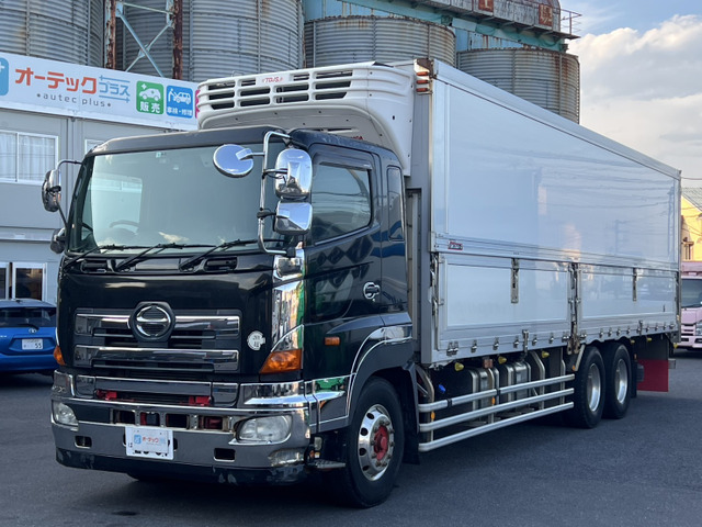 プロフィア 冷凍冷蔵車 菱重製冷凍機 2デフ 90㎝アオリ