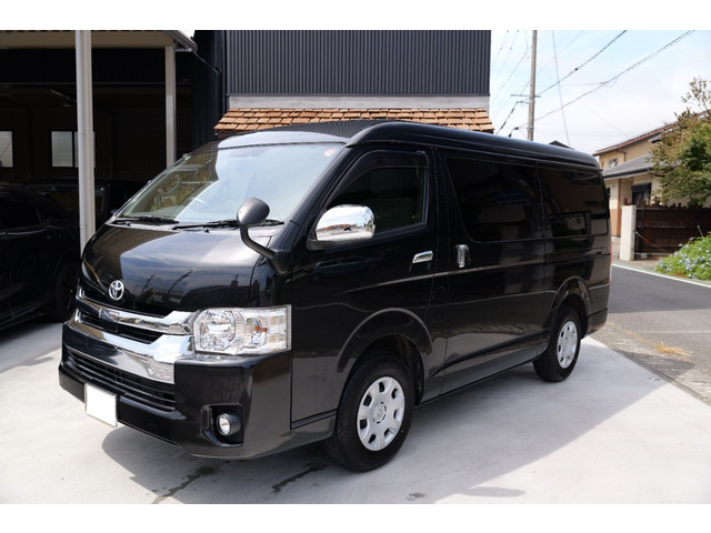ハイエース 2.7 GL ロング ミドルルーフ 4WD 禁煙車純正ナビゲーション電動スライドドア