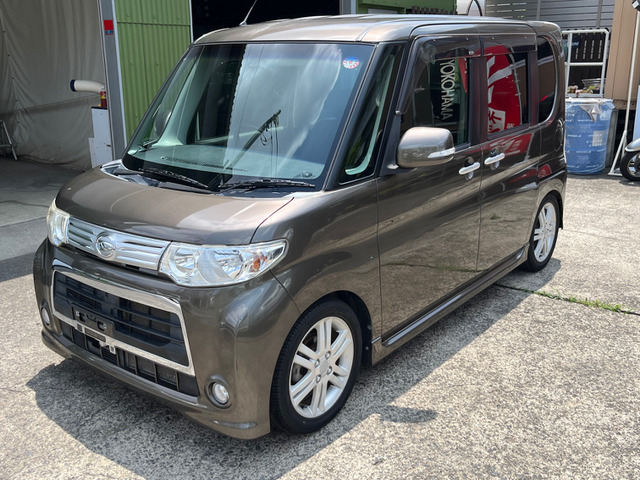 タントカスタム RS ローダウン 柿本マフラー バックカメラ
