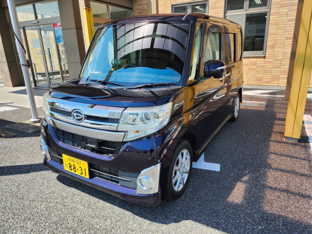タントカスタム X 純正8型ナビ/フリップダウンモニター