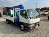 キャンター  3段クレーンラジコン 5万km 車検付