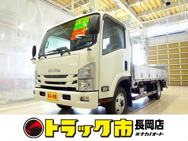 エルフ 3.0 ワイド ロング フルフラットロー ディーゼル 4WD 1.7t アルミブロック 垂...