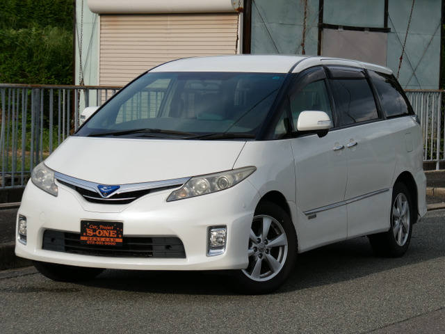 エスティマハイブリッド2.4 G 4WD両側パワースライド/クルコン/4WD