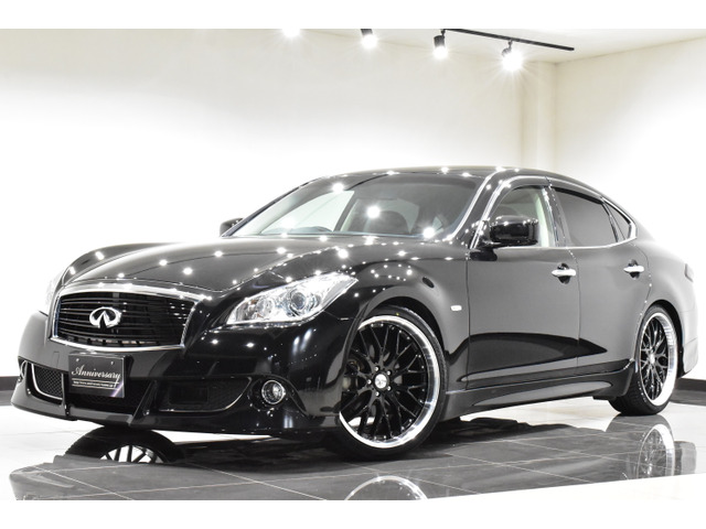 フーガ 2.5 250GT タイプP 黒革/Dampers/21AW/エアロ/1オナ