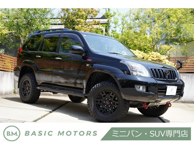 ランドクルーザープラド 2.7 TX リミテッド 4WD TRDホイール リフトアップAftermarketマフラー