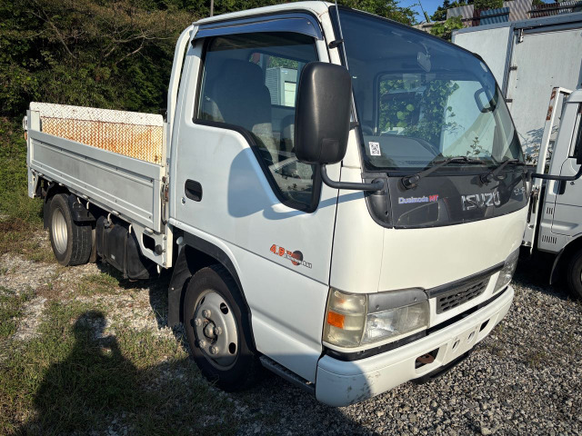 エルフ  2t 平ボディ パワーゲート 車検整備付