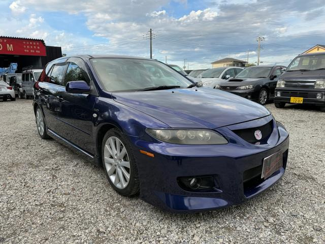 アテンザスポーツワゴン23S 6速マニュアル/ETC/車高調/DVDナビ