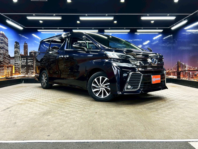 ヴェルファイア ハイブリッド 2.5 ZR E-Four 4WD 両側パワスラ 黒半革シート アルパイン
