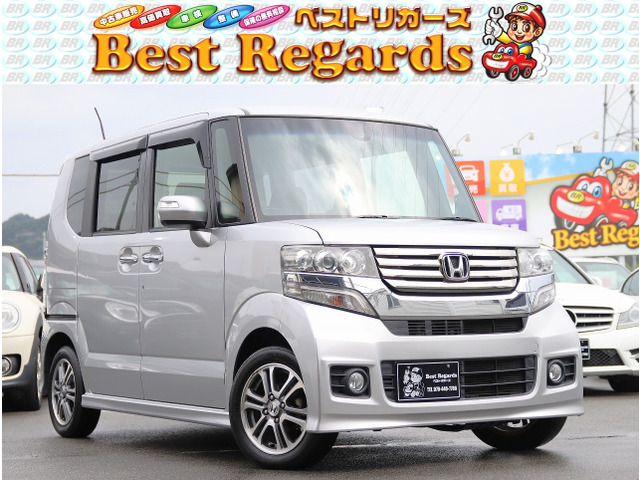 N-BOXカスタム G SSパッケージ 車検整備付 3.8Mキロ 両側電動Rドア