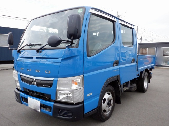 キャンター3.0 全低床 ディーゼル2t Wキャブ リアエアコン付 AT車