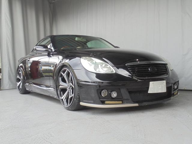 ソアラ  430SCV 電動オープン 社外20インチアルミホイール 車高調 ナビ