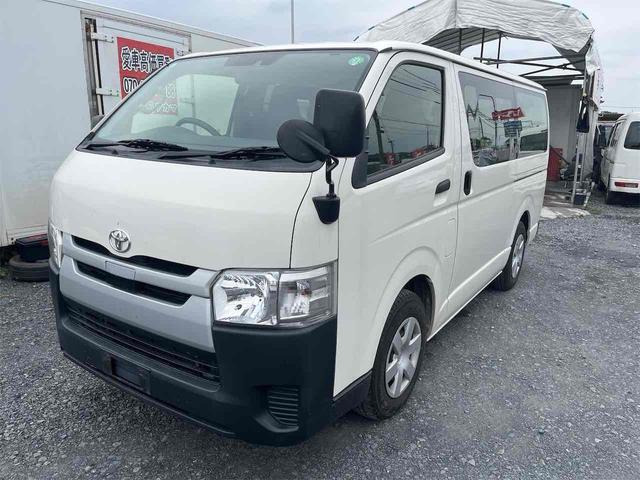 ハイエースバン  ロングジャストローDX 9人乗り ETC バックカメラ レーンアシスト CVT