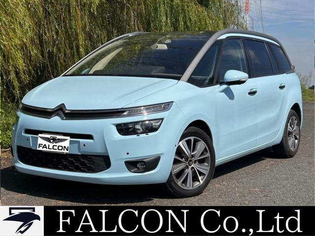 グランドC4ピカソエクスクルーシブピカソ エクスクルーシブ 黒/茶レザーシート ナビ 全周囲カメラ パワーシート