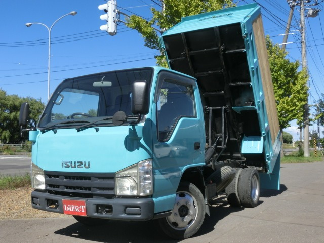 エルフ3.0 強化ダンプ 高床 ディーゼル2tダンプ 3面差し枠 深ダンプ本州仕入