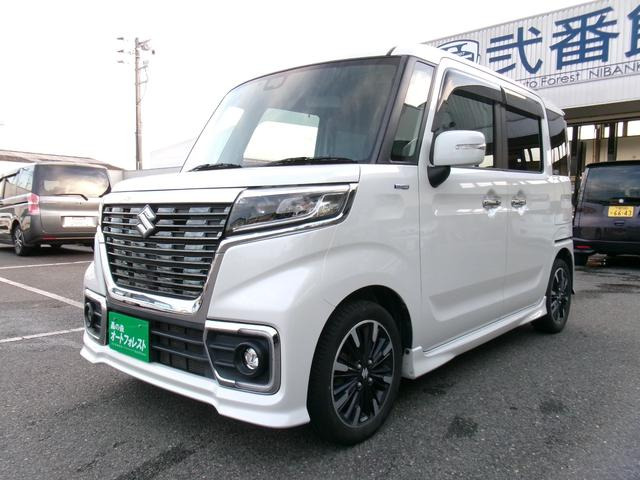 スペーシアカスタムハイブリッド(HYBRID)  XSデュアルカメラサポート 社外メモリーナビ