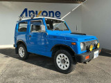 ジムニー ワイルドウインド リミテッド 4WD 全塗装済ブルーツートン 切替式4WD
