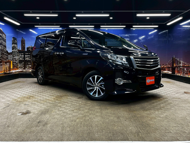 アルファードハイブリッド 2.5 SR E-Four 4WD両側パワスラ 純正ナビ フリップダウンモ