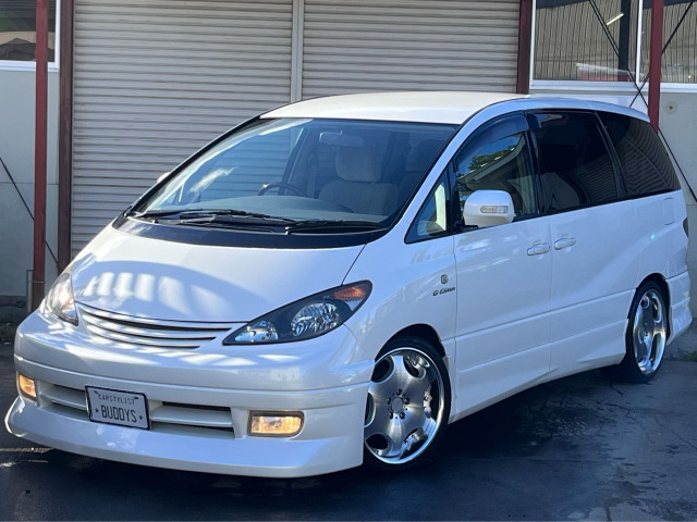 エスティマ2.4 アエラス Gエディション ナビスペシャル 4WDワンオーナー AMEアルミ 社外エアロ