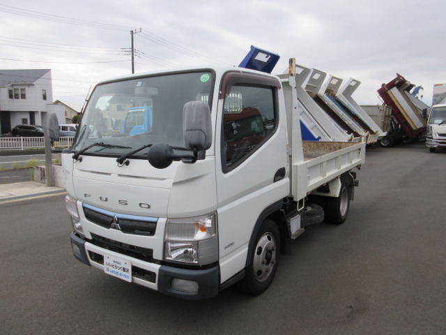 キャンター  フルフラットロー 強化ダンプ 3方開