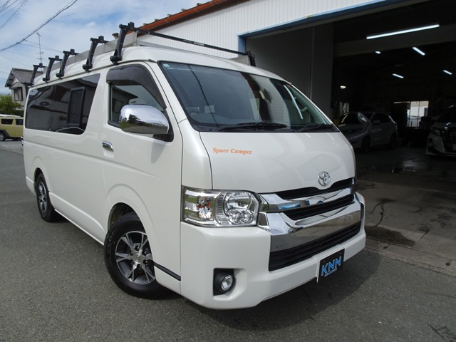 ハイエース2.7 GL ロング ミドルルーフキャンピングカー長野 スペースキャンパー