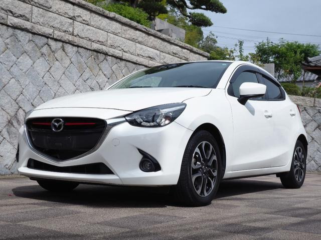 デミオXDツーリング Lパッケージ 車検2年付き ディーゼル ハーフレザー ナビ