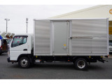 キャンター アルミバン ワイドロング サイドドア 3.5トン積