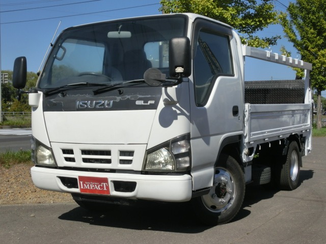 エルフ 4.8 フルフラットロー ディーゼル 4WD 2t平 Pゲート Pゲート能力600kg