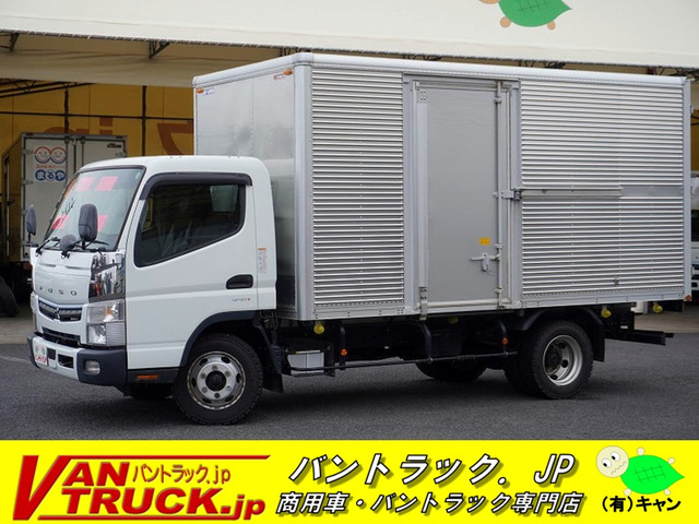 キャンター アルミバン ワイドロング サイドドア 3.5トン積